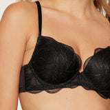 Lingadore - Black Push Up BH Sort