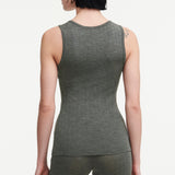 Chantelle - Tank Top I Uld/silke Slate Grey