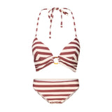 Lingadore - Vatteret Triangle Bikini Sæt Sable