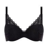 Chantelle - Floral Touch T-shirt Bh Sort