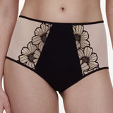 Chantelle - Lush Maxi Trusse Sort/Soft Pink