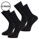 Trofé - 2-pak Bambus Strømper Sort