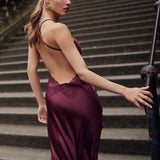 Lingadore - Lang Satin Natkjole Port