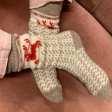 Trofé - Uld Strømpe Offwhite