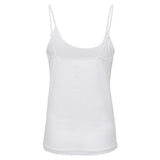 JBS of Denmark - Topp med smala band Bomul Vit