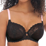 Freya - Offbeat Balconette Bh Sort