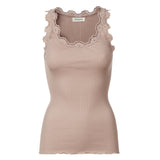 Rosemunde - Iconic Silke Top Med Blonde Vintage Powder