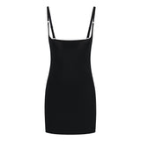 Byebra - Sculpting Open Bust Kjole Sort