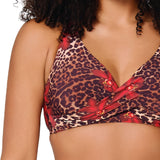 Lingadore - Leo Bikini Top Med Bøjle Leopard