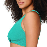 Lingadore - Frotté Bikini Top Med Bøjle Deep Green