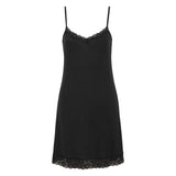 Damella - Chemise Kjole Sort