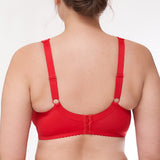 plaisir ulsø - Beate Plain Helkupa BH Röd