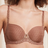 Triumph - Azalea Florale Formstøbt Bh Toasted Almond