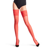 Falke - Seidenglatt Stay Up 15 Denier Rød