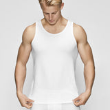 JBS of Denmark Herre - Økologisk Bomuld Undertröja Vit