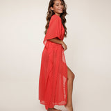 Lingadore - Kimono Tomato Red