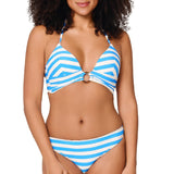 Lingadore - Vatteret Triangle Bikini Sæt Ortensia Blue