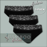 Balzaa - Bali Bambu 3-PAK Tai Svart