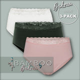 Balzaa - Bali Bambu 3-PAK Maxi Army/Rose/Offwhite