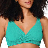 Lingadore - Frotté Bikini Top Med Bøjle Deep Green