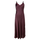Lady avenue - Silke Natkjole Lang Italian Plum