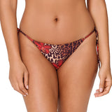Lingadore - Leo Bikini Tai Med Snøre Leopard
