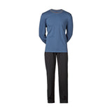 JBS Herre - Bomuld Pyjamas Sæt Jersey Blå