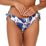 Lingadore - Print Bikini Tai Med Snøre Blue White