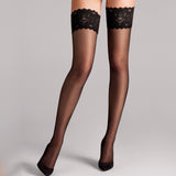 Wolford - Satin Touch 20 Stay-Up Svart