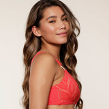 Lingadore - Vatteret Triangle Bikini Top Red