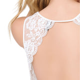 Lingadore - Crete Natkjole Med Blonde Ivory