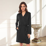 Lady avenue - Bambus Kimono Sort