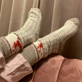 Trofé - Uld Strømpe Offwhite