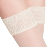 Falke - Seidenglatt Stay Up 15 Denier Champagne