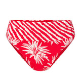 Lingadore - Leaf Høj Bikini Trusse Leaf Stripe