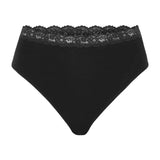 Balzaa - Bali Bambu Highwaist String Svart