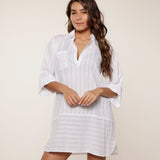 Lingadore - Strandkjole Med V-neck Hvid