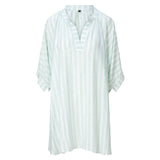 Lingadore - Strand Tunika Mint Stripe