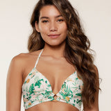 Lingadore - Vatteret Triangle Bikini Top Botanic Print