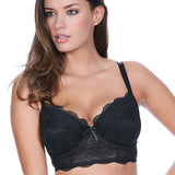 Freya - Fancies Longline BH Svart