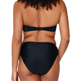 Lingadore - Vatteret Triangle Bikini Sæt Sort