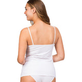 Trofé - Camisole Top 2-pak Hvid