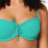Lingadore - Frotté Bikini Top Med Bøjle Deep Green