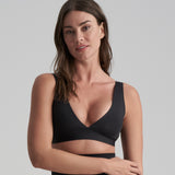 Byebra - Bh Top Med Dyb Udskæring Sort
