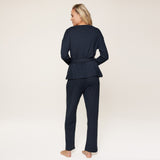 Lingadore - Lounge Sæt Navy Marl