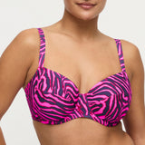 Primadonna - Malabo Fullcup Bikini Hot Pink Zebra