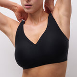 Chantelle - Soft Stretch V-neck Top Sort