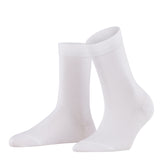 Falke - Cotton Touch Strømpe Hvid