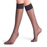 Falke - Pure Matt Knæstømpe 20 Denier Sort