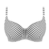 Freya - Jewel Cove Formstøbt Top Stripe Black